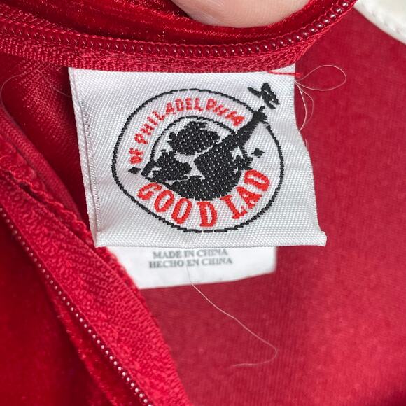 Good Lad Girls Red Velvet Christmas Dress Sz 6 Peter Pan Collar Holiday Vintage - Picture 7 of 10